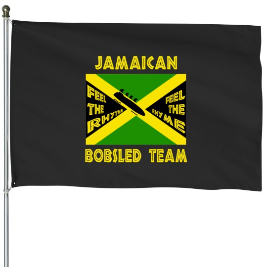 Discover Jamaican Bobsled Team House Flags