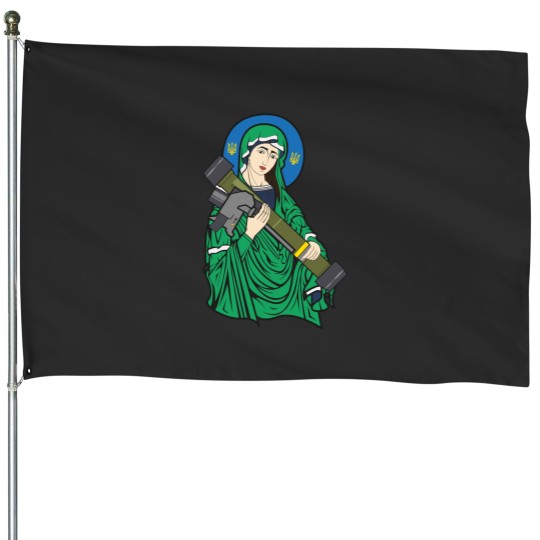 Discover Saint Javelin House Flags