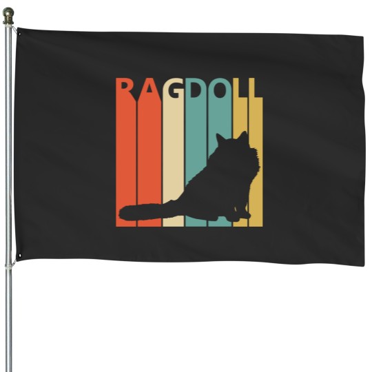 Discover Vintage Ragdoll Cat Owner Gift - Ragdoll Cat - House Flags