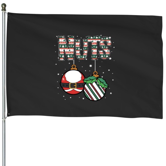 Discover Chest Nuts Christmas Couples Matching Funny Chest And Nuts Christmas Couples Matching Pajamas House Flags