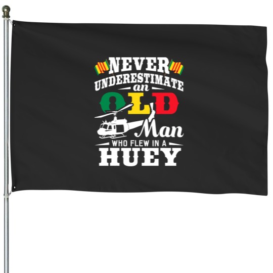 Discover Old Man Who Flew In A Huey Helicopter Pilot Vietnam Veteran House Flags
