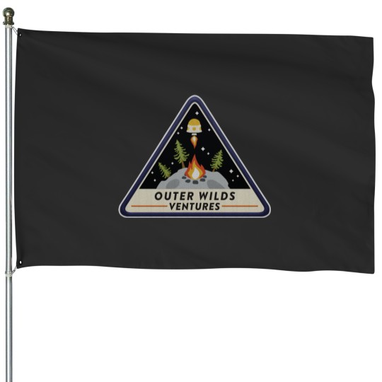Discover Outer Wilds Ventures Patch Sticker House Flags