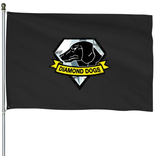 Discover Diamond Dogs House Flags