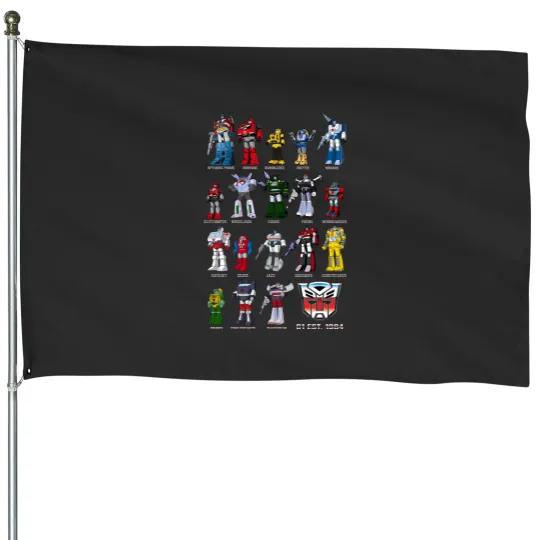 Discover Transformers Generation 1 Autobots House Flags