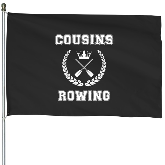 Discover Cousins Rowing House Flags