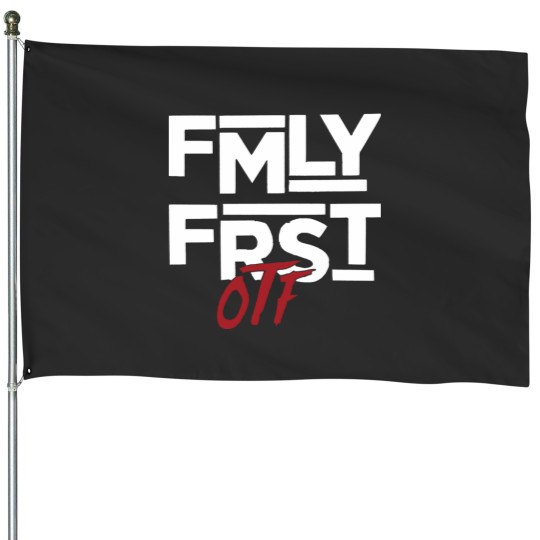 Discover Family First otf House Flags