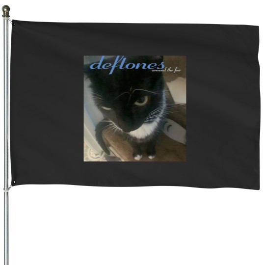 Discover Deftone House Flags Deftone Cat Meme House Flags Cattones Gift For Them