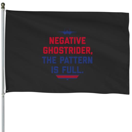 Discover NEGATIVE GHOST-RIDER House Flags
