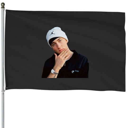 Discover Eminem Portrait House Flags