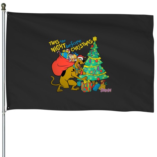 Discover Scooby Doo The Night Before Christmas House Flags