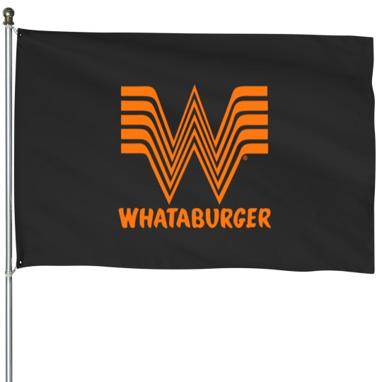 Discover Whataburger Fast Food Restaurant logo House Flags