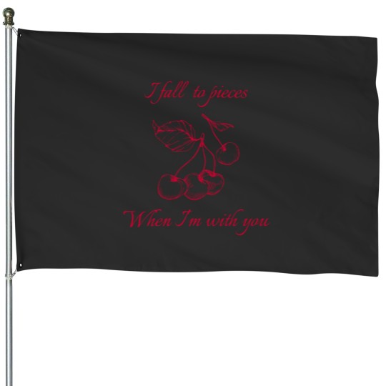 Discover I Fall To Pieces Tote Bag House Flags