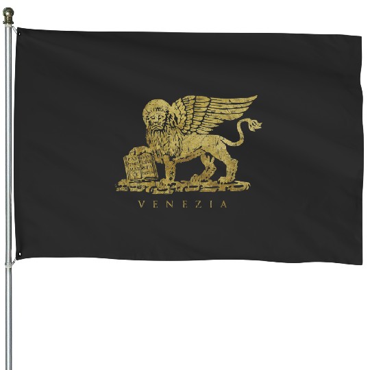 Discover Leone di San Marco of Venezia - Vintage Gold - Venice - House Flags