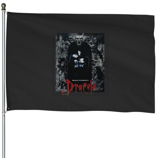 Discover Bram stoker's dracula Unisex House Flags Bram Stoker Dracula, Gothic Horror House Flags