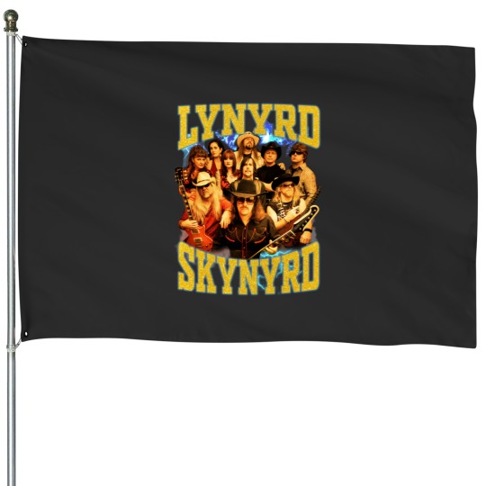 Discover Lynyrd Skynyrd Tour 2023 House Flags, The Sharp Dressed Simple Man Tour 2023 House Flags