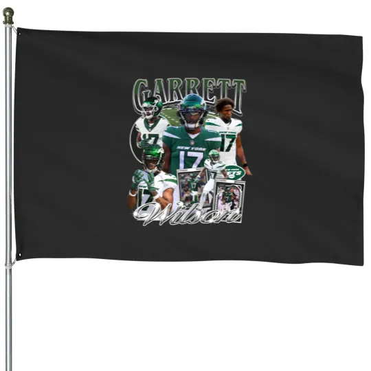 Discover Vintage 90s Graphic Style Garrett Wilson House Flags, Garrett Wilson House Flags