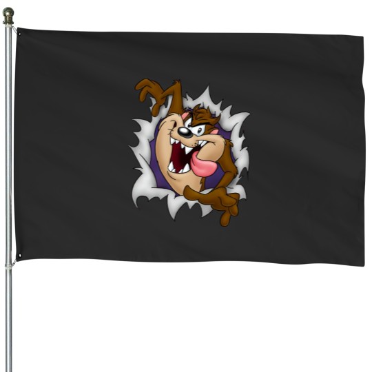 Discover Tasmanian Devil Taz House Flags