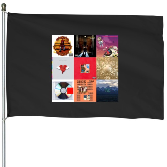 Discover Kanye Albums House Flags