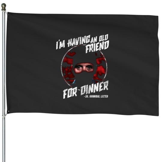 Discover Silence of the Lambs Friend For Dinner House Flags