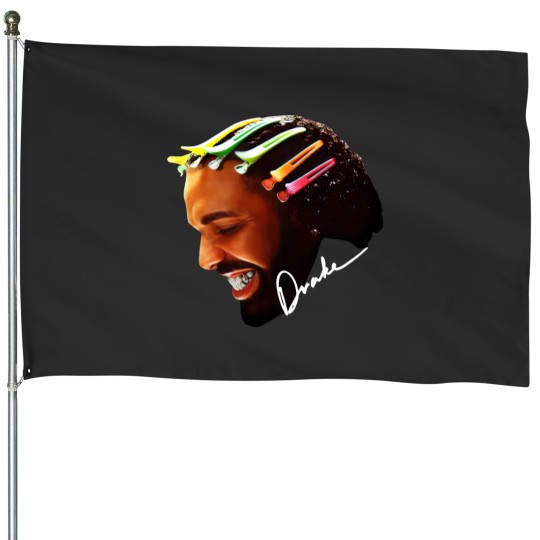 Discover Vintage  Drake For All The Dogs Signature House Flags