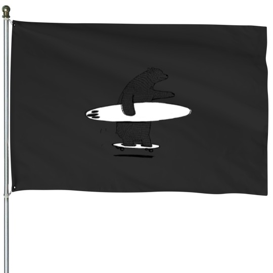 Discover Going Surfing House Flags