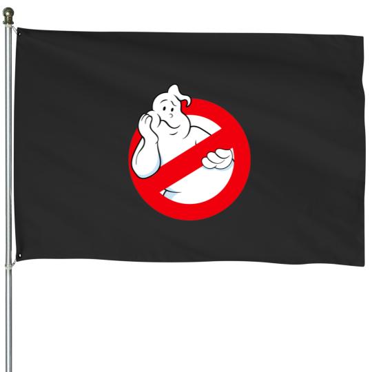 Discover GhostBusters Logo Bored Ghosts House Flags