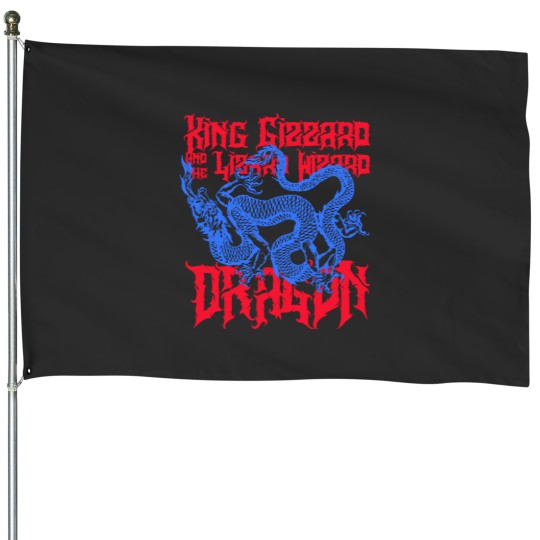 Discover King Gizzard and the Lizard Wizard - Dragon  Fanmade House Flags