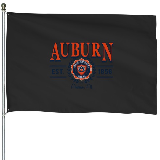 Discover auburn tigers seal vintage gray officially licensed pullover House Flags