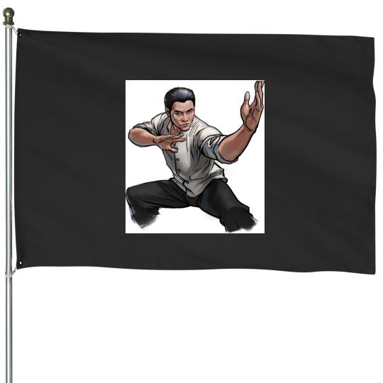 Discover Jet Li House Flags