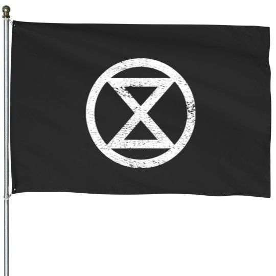 Discover Extinction Rebellion Worn Look House Flags