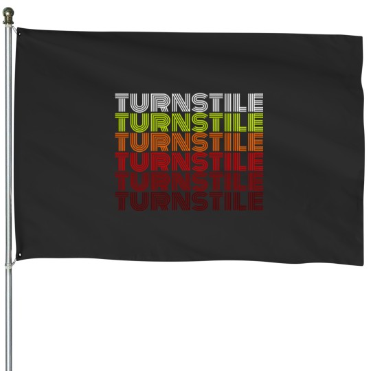 Discover Turnstile Vintage House Flags