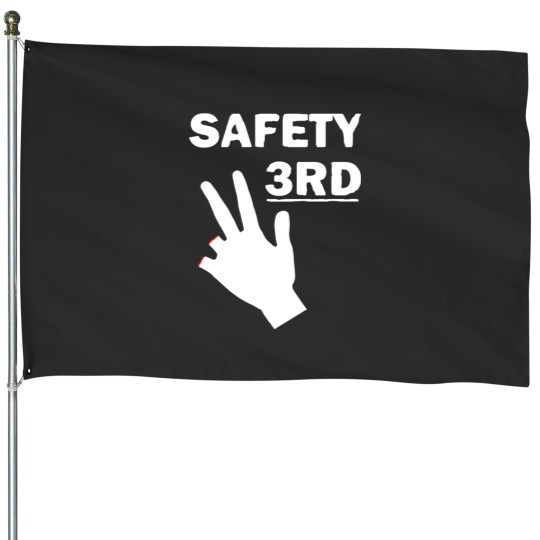 Discover Safety Third House Flags