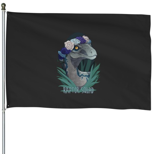 Discover Raptor Squad House Flags