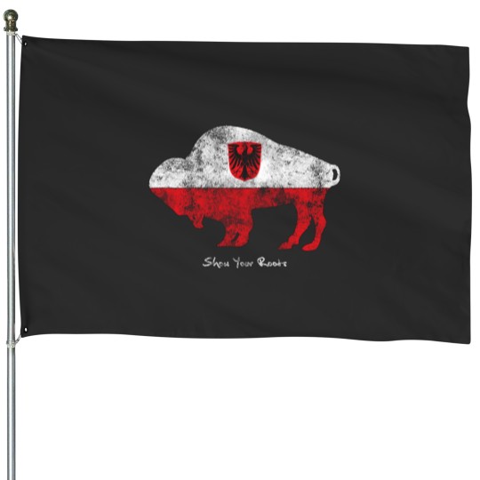 Discover Buffalo Roots - Polish House Flags