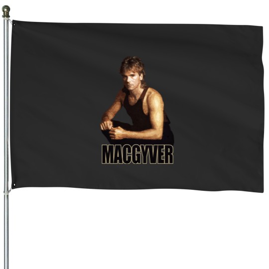 Discover Macgyver movie legend old school film actor House Flags
