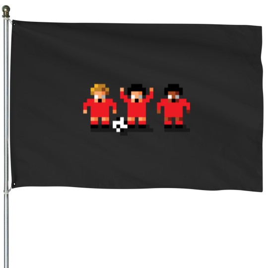 Discover Sensi Tee - Liver Birds and Bavarians House Flags