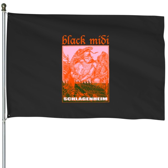 Discover Black Midi Schlagenheims House Flags