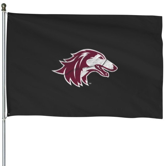 Discover southern illinois university siu salukis distressed primary pullover House Flags