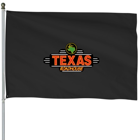 Discover Texas Roadhouse Logo House Flags