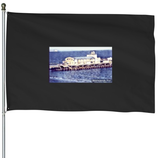 Discover Bournemouth Pier - One art on video frame House Flags
