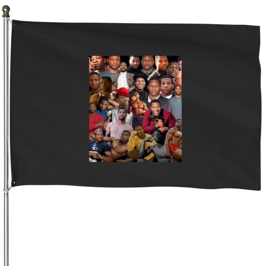Discover Jonathan Majors photo collage House Flags
