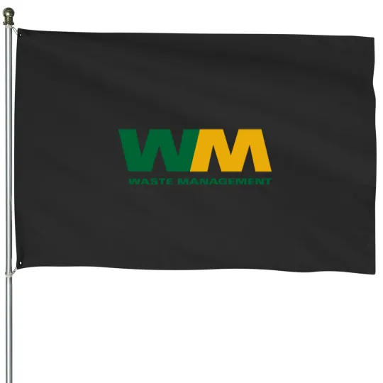 Discover WASTE MANAGEMENT LOGO House Flags