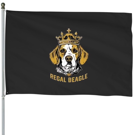 Discover Regal Beagle House Flags