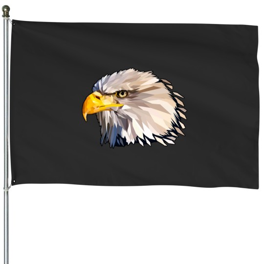 Discover Eagle head House Flags