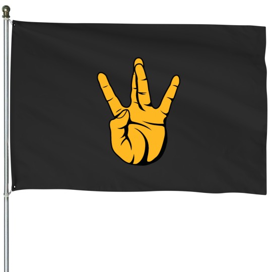 Discover Westside West Coast Rap Hip Hop Hand Sign House Flags