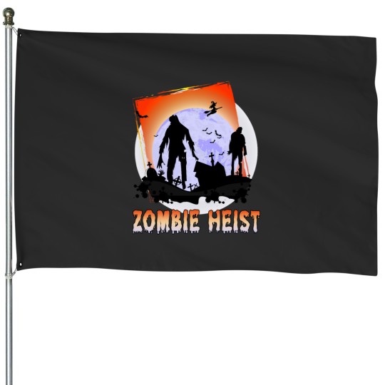 Discover Zombie Heist 5 House Flags