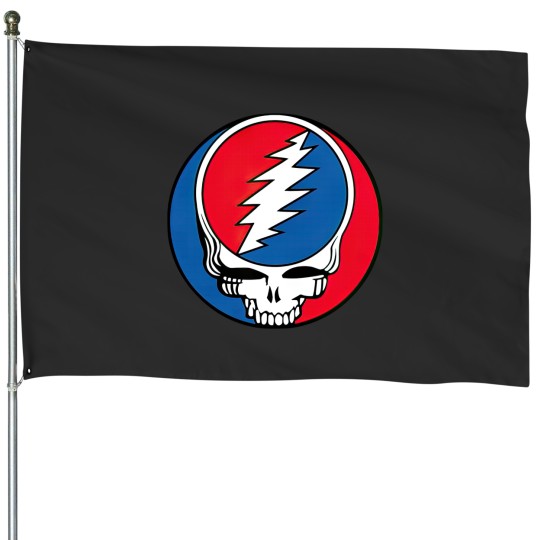 Discover Grateful Steal Your Face House Flags