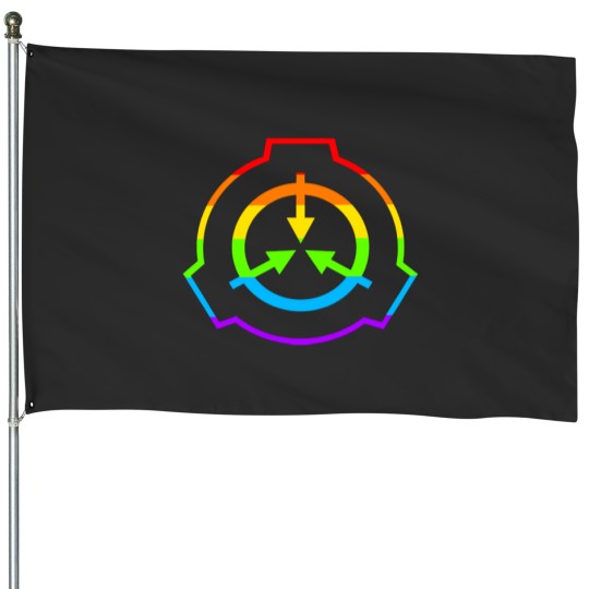 Discover LGBT SCP Logo House Flags