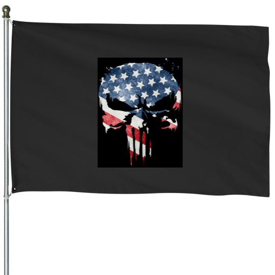 Discover American punisher House Flags
