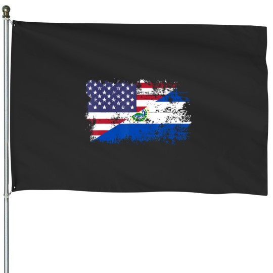 Discover american el salvador flag t House Flags